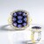 Anello in argento con Tanzanite (Gems en Vogue)