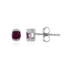 Orecchini in argento con Rodolite