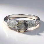 Bague en argent et Spectrolite