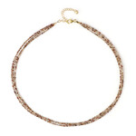 Fancy-Zirkon-Silberhalskette