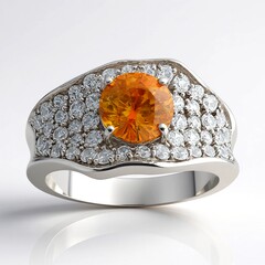 Anello in argento con Sfalerite (de Melo Essence)