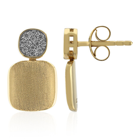 Zirkon-Silberohrringe