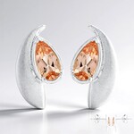 Pendientes en plata con Topacio imperial de Ouro Preto (Pallanova)