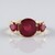 Anello in oro con Rubino del Madagascar (de Melo)