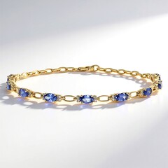 Bracciale in oro con Tanzanite AAA (CIRARI)
