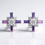 Orecchini in argento con Zircone
