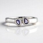 Anello in argento con Tanzanite