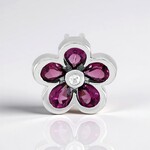 Ciondolo in argento con Rodolite