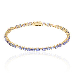 Brazalete en oro con Tanzanita AAA