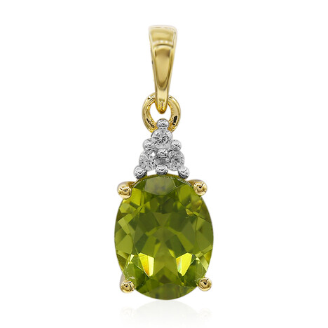Peridot Silver Pendant