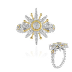 Weißer Topas-Silberring (Dallas Prince Designs)