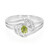 Anello in argento con Peridoto Manchuria