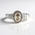 Anello in argento con Diamante Champagne I2 (de Melo)