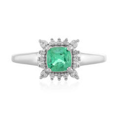 Anello in argento con Smeraldo Etiope