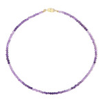 Collana in argento con Ametista Uruguay (Adela Silber)