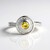 Anello in argento con Sfene (MONOSONO COLLECTION)