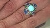 Zilveren ring met een Sleeping Beauty Turkoois (Adela Silber)