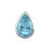 Sky Blue Topaz Silver Pendant (MONOSONO COLLECTION)