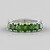 Anello in argento con Diopside Russo