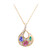 14K Pink Sapphire Gold Necklace (CIRARI)