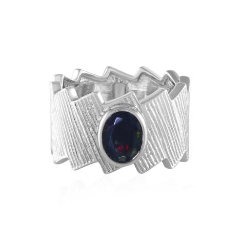 Bague en argent et Opale Mezezo (de Melo)