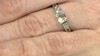 Zilveren ring met een zirkoon