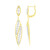 9K SI1 (G) Diamond Gold Earrings (Annette)