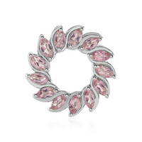 Pendentif en argent et Tourmaline rose du Nigéria