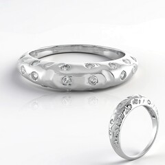Anello in argento con Zircone