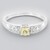 Anello in argento con Berillo Giallo