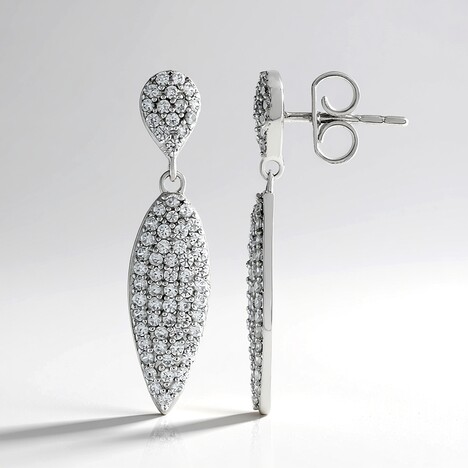Orecchini in argento con Zircone