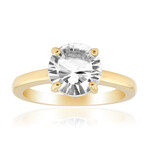 Anello in argento con Topazio Bianco