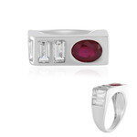 Anillo en plata con Rubí de Madagascar (de Melo Essence)