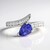 Anello in argento con Tanzanite