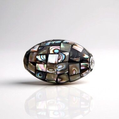 Abalone Shell Silver Pendant (MONOSONO COLLECTION)