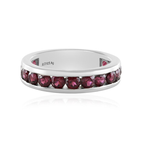 Anello in argento con Granato d’India