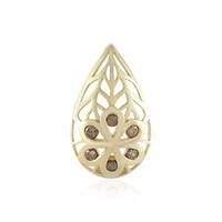 Pendentif en or et Diamant champagne I2 (Ornaments by de Melo)