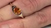 Anillo en oro con Zafiro naranja de Ban Ka Cha