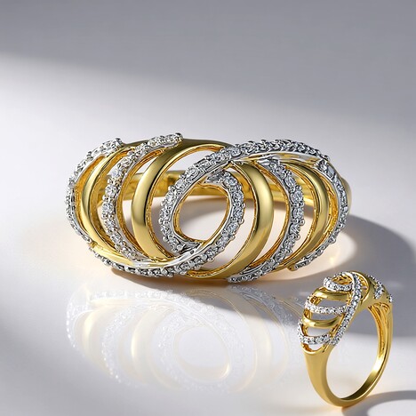 Anello in oro con Diamante Flawless (F) (LUCENT DIAMONDS)