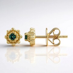 Orecchini in oro con Alessandrite Brasiliana