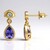 Orecchini in oro con Tanzanite AAA
