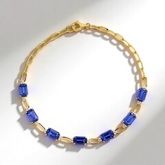 Bracciale in oro con Tanzanite AAA (CIRARI)