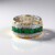 Anello in argento con Smeraldo Zambia (Gems en Vogue)