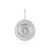 Brazilian Aquamarine Silver Pendant