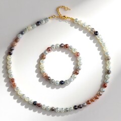 Parure in argento con Pietra di Luna Mistica