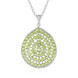 Peridot Silver Necklace