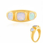 Anello in argento con Opale di Welo (de Melo Essence)