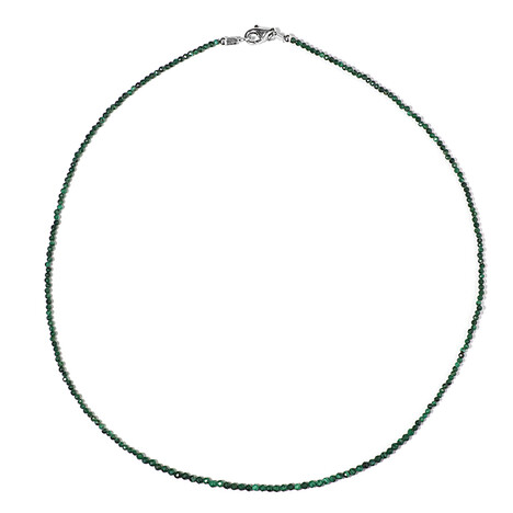 Malachit-Silberhalskette