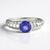 Bague en argent et Tanzanite AAA (Ornaments by de Melo)