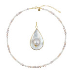 Mabe Pearl Silver Set (Bali Barong)